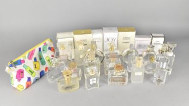 A Collection of Various Empty Perfume Bottles to Include Chanel etc, Some with Boxes