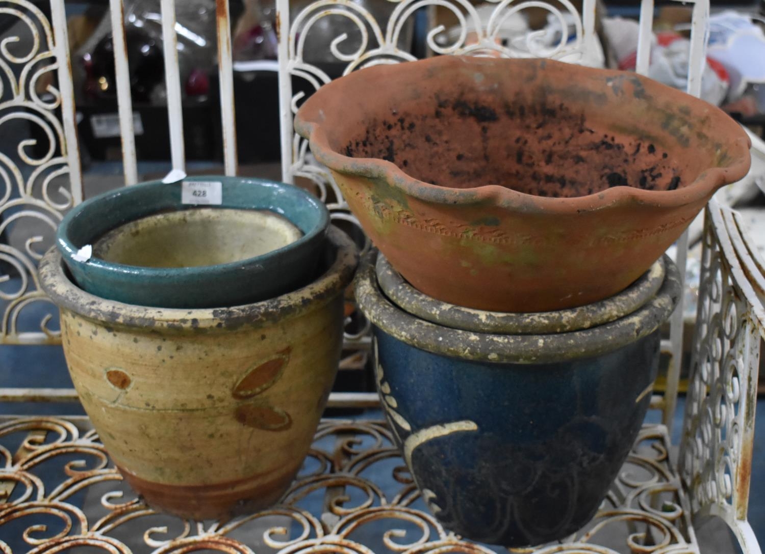 A Collection of Various Garden Patio Plant Pots etc