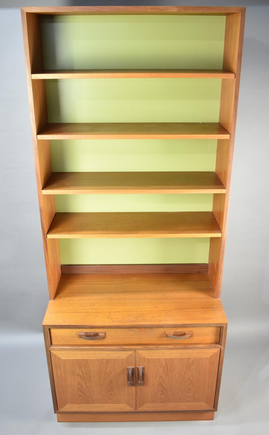 A G-Plan Dresser, Base with Fitted Cutlery Drawer over Cupboard, Four Shelf Rack, 84cms Wide