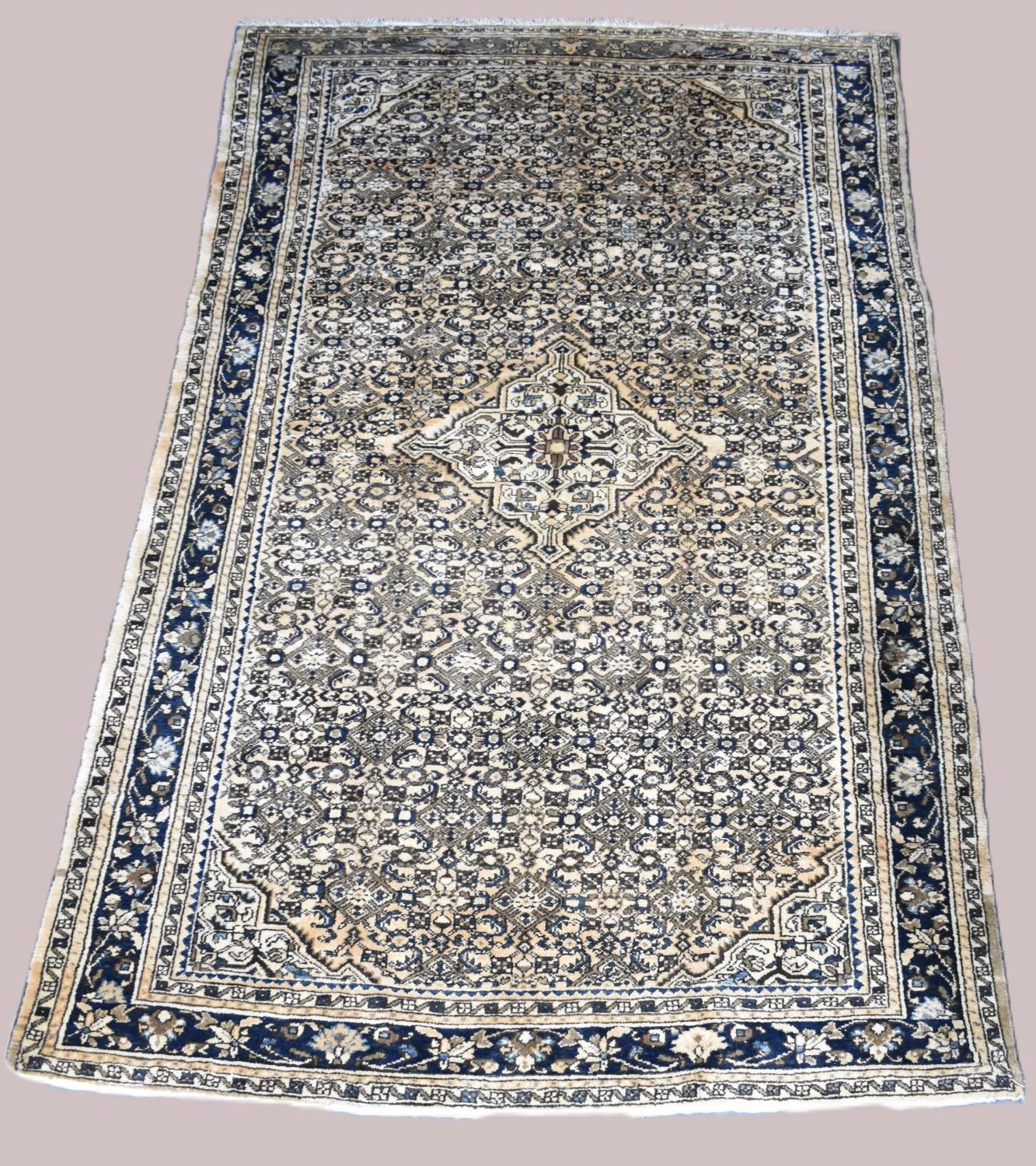 A Persian Handmade Mehraban Carpet, 323x201cms