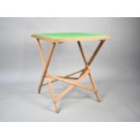 A Vintage Folding Whist Table, 58cms Square