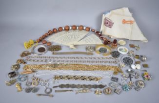 A Collection of Various Costume Jewellery to comprise Necklaces, Bracelets, Clip on Earrings
