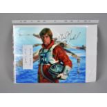 An Unframed Signed Photograph of Mark Hamill in Star Wars Costume