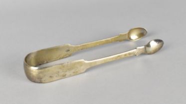 A Pair of Georgian Silver Sugar Tongs by JB, London Hallmark