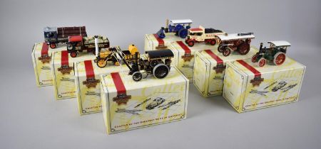 A Collection of Eight Boxed Matchbox Collectibles, Lorries and Steam Rollers