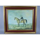 A Framed Print Depicting Young Aristocrat on Horse, 49x40cms