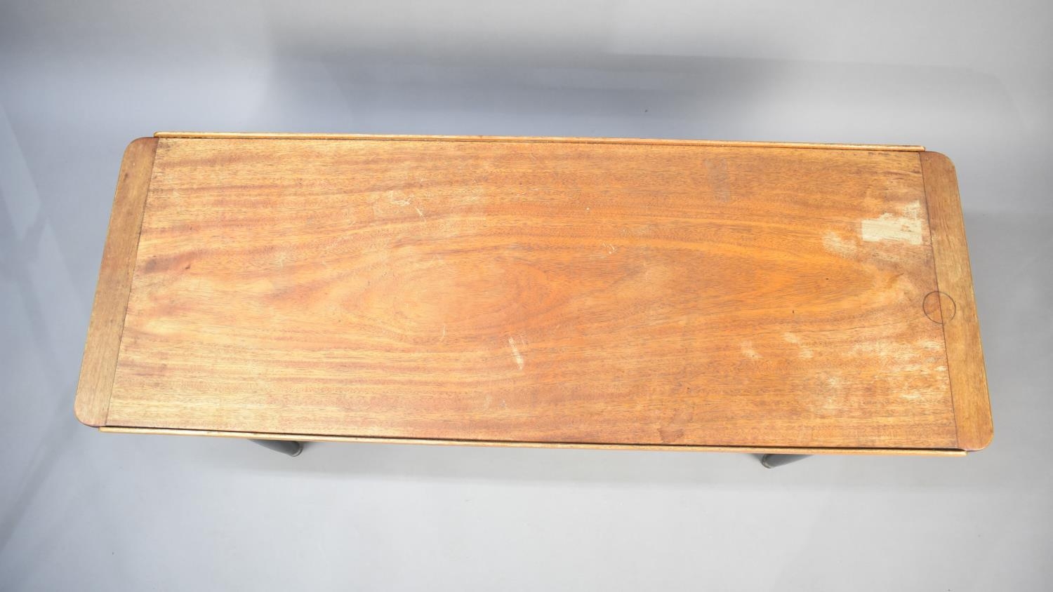 A 1970s Teak Topped Coffee Table, 137x50cms - Image 2 of 2