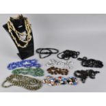 A Collection of Various Beaded Necklaces etc