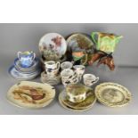 A Collection of Various Ceramics to Comprise a Set of The Flower Fairy Plates, Horse Plaques,