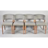 A Set of Four Vintage Style Dining Chairs