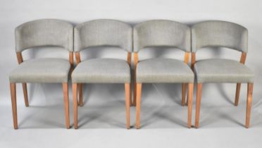 A Set of Four Vintage Style Dining Chairs