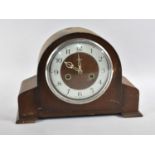 A Vintage Enfield Oak Cased Mantel Clock