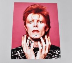 A Signed Photograph of David Bowie