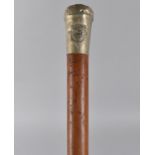A Military Malacca Swagger Stick for The Worcestershire Regiment