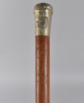 A Military Malacca Swagger Stick for The Worcestershire Regiment