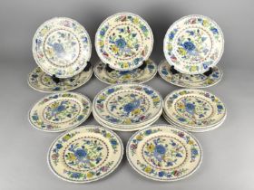 A Collection of Mason's Regency Plates, Some Condition Issues