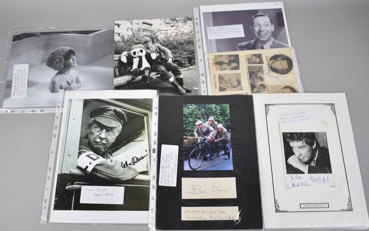 A Large Collection of Various Autographs and Signed Photographs Relating to British Actors to - Image 2 of 5