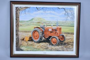 A Framed Trevor Mitchell Print, Nuffield at Work, Subject 40x30cm
