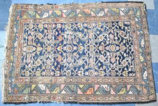 A Vintage Patterned Rug 146x103cms