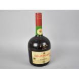 A Single Quart Bottle Courvoisier De Luxe 3 Star Cognac