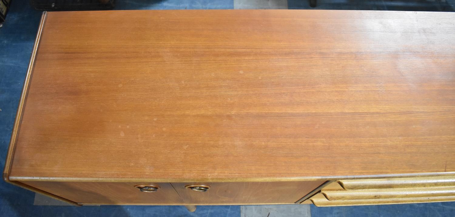 A 1970s McIntosh Teak Sideboard with Three Centre Drawers Flanked by Cupboards Either Side, 213cms - Image 2 of 6