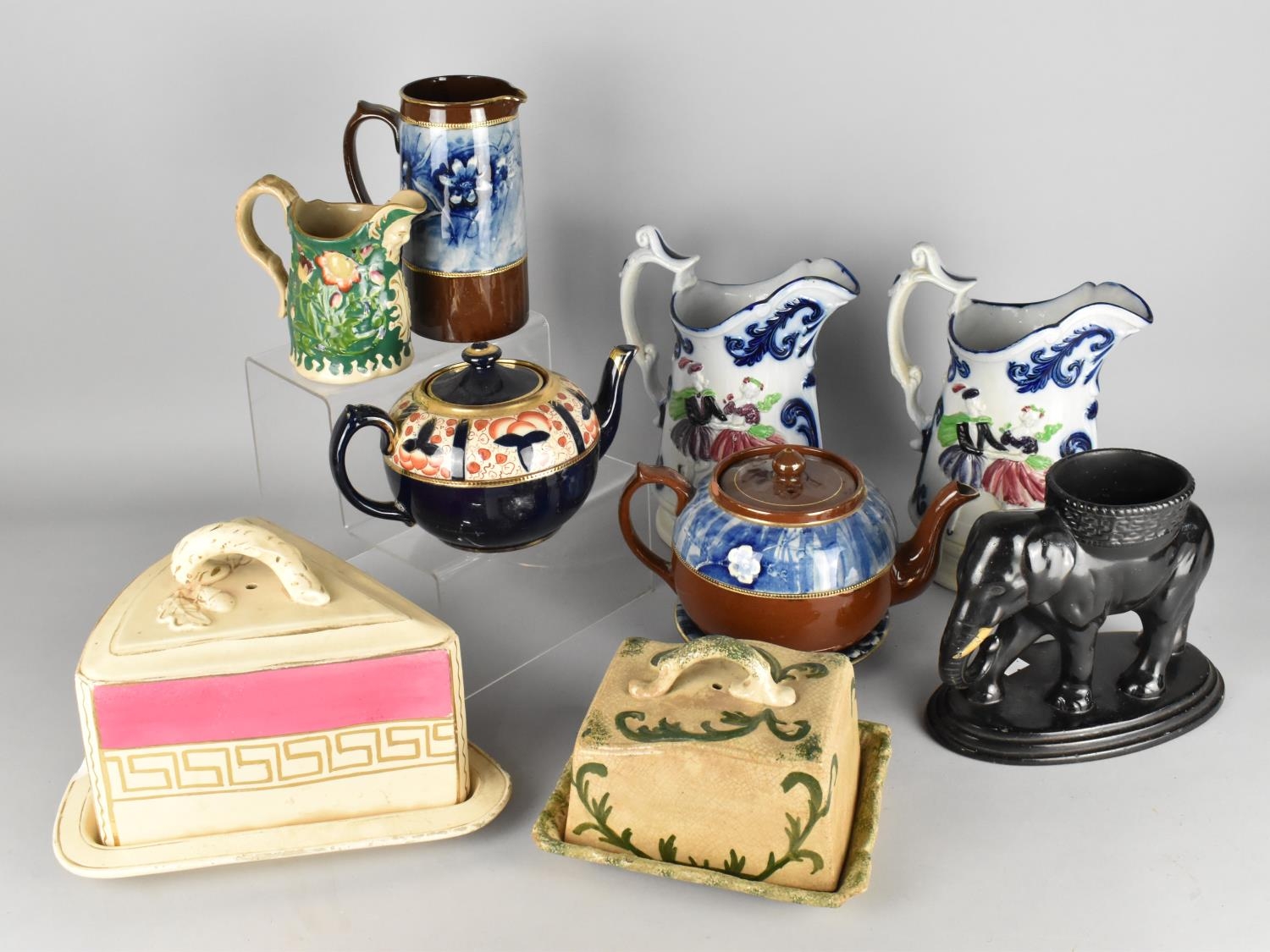 A Collection of Various 19th and 20th Century Ceramics to Comprise Cheese Dishes and Covers,