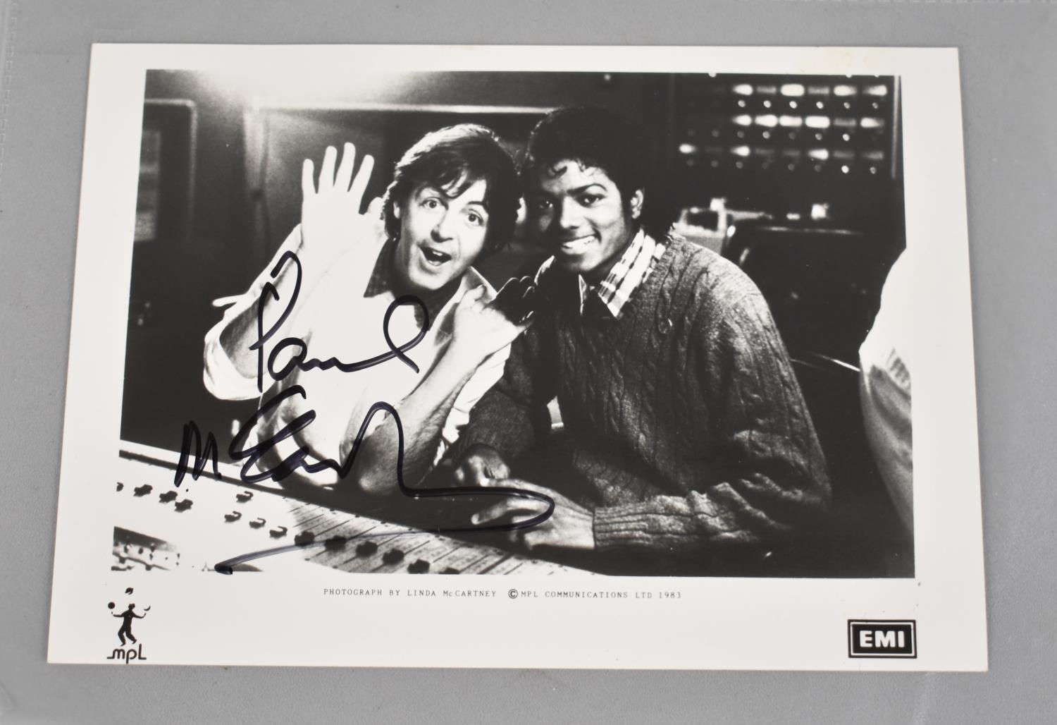 An Autographed Photograph, Paul McCartney