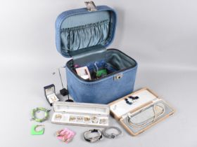 A Fitted Jewellery Box with Contents