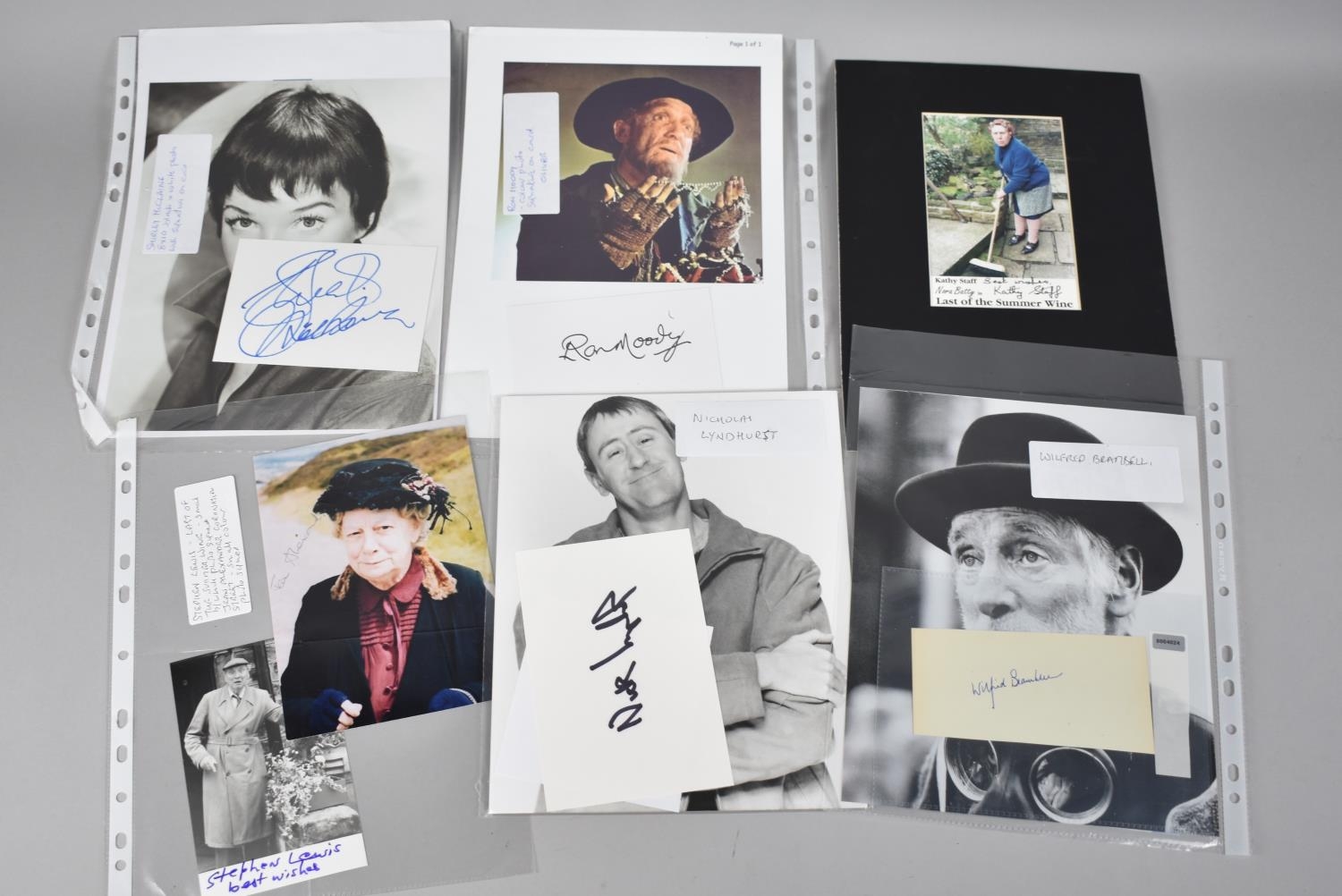 A Large Collection of Various Autographs and Signed Photographs Relating to British Actors to - Image 3 of 5