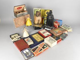 A Collection of Various Vintage Sundries to Include Games, Cards, Dominoes etc