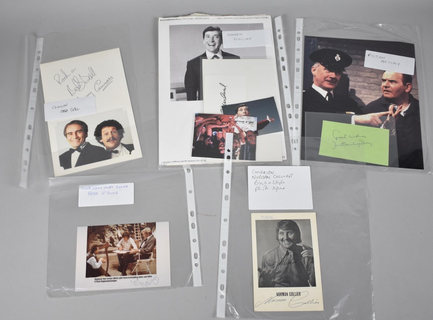 A Large Collection of Various Autographs and Signed Photographs Relating to British Actors to - Image 4 of 5