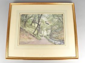 Stanley Orchart (British, 1920-2005), Watercolour on Paper, 'Talyllyn Railway Viaduct At Dolgoch