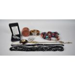 A Collection of Various Costume Jewellery to include St. Justin Pewter Brooch, Boxed, Collection
