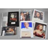 A Large Collection of Various Signed Photographs to include Paul Newman, Fred Astaire, Ingrid