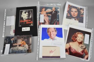 A Large Collection of Various Signed Photographs to include Paul Newman, Fred Astaire, Ingrid