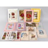 A Collection of approx 21 Various Boxed and Loose Greetings and Birthday Cards, Sent To Edna from