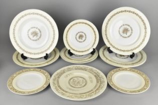 A Collection of Wedgwood Plates to Include Appledore (U.S.A. Patent 96180), Runnymede and Bideford