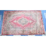 A Vintage Patterned Rug, 182x116cms, Some Wear