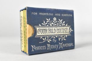 A "Four Fold Counsel" or Miss Havergal's Miniature Textbooks in Cardboard Container to Comprise Rose
