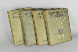 Four Bound Volumes "With The Flag To Pretoria" by HW Wilson, Published by Harmsworth