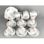 A Collection of Shelley Wild Flowers Teawares to Comprise Six Cups, Eight Saucers, Nine Side Plates,