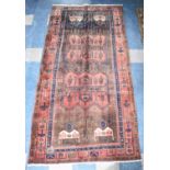 A Handmade Nahavand Carpet, 309x150cms