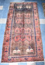 A Handmade Nahavand Carpet, 309x150cms