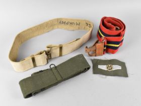 A Collection of Various Vintage Military Belts