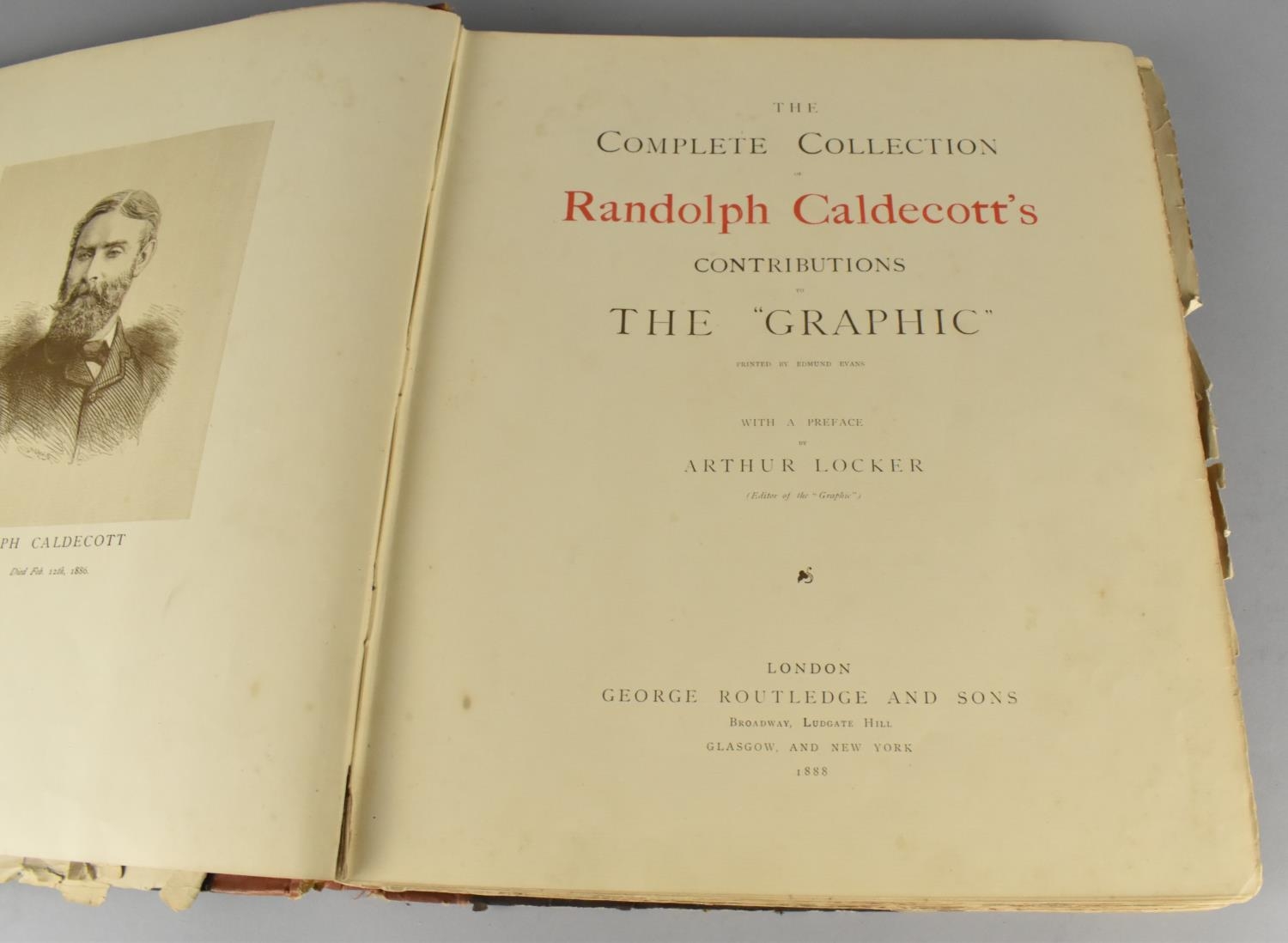 A Bound Volume, the Complete Collection of Randolph Caldecott's Contributions to The Graphic, - Image 4 of 5