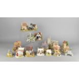 A Collection of Various Lilliput Lane Figures, Eighteen in Total, Some Condition Issues