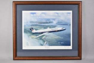 A Framed Limited Edition Anthony Cowland British Airways Print, "Built to Last", Signed in Pencil