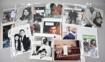 A Collection of Various Signed Photographs Relating to James Bond Films to include Grace Jones,