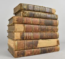 A Collection of 19th century Books to Comprise The Memoirs of John Evelyn....Comprising His Diary