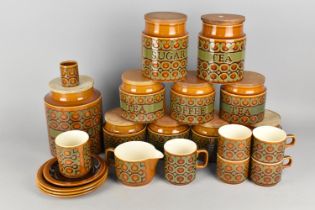 A Collection of Various Hornsea Bronte to Comprise Storage Eleven Storage Jars, Tallest 20cm and